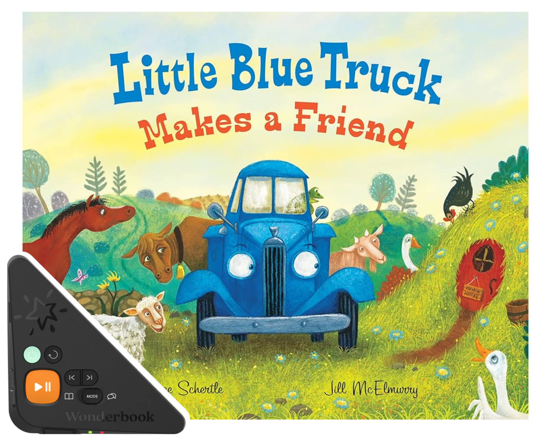	Little blue truck makes a friend, by Alice Schertle (Wonderbook edition)
